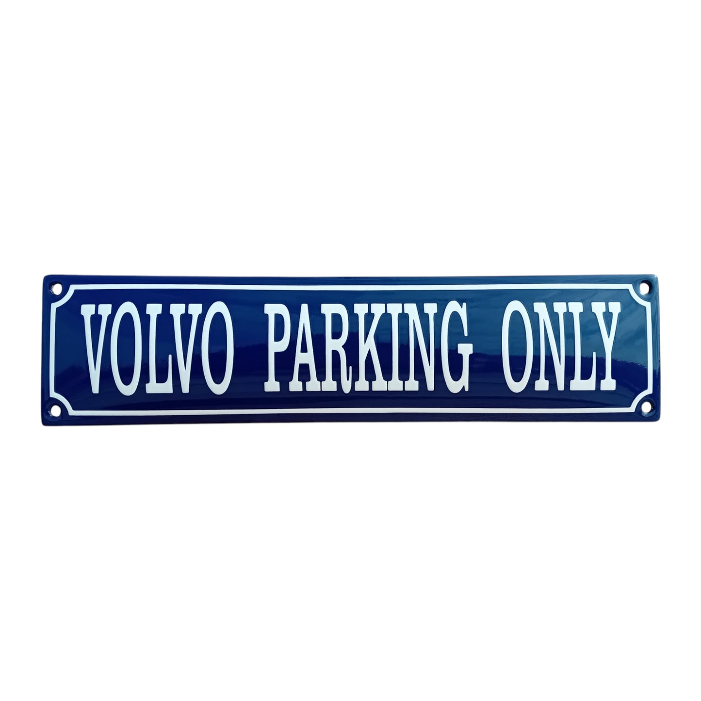Volvo Parking Only Emaille Schild Vintage – Retro Garage Werkstatt Deko