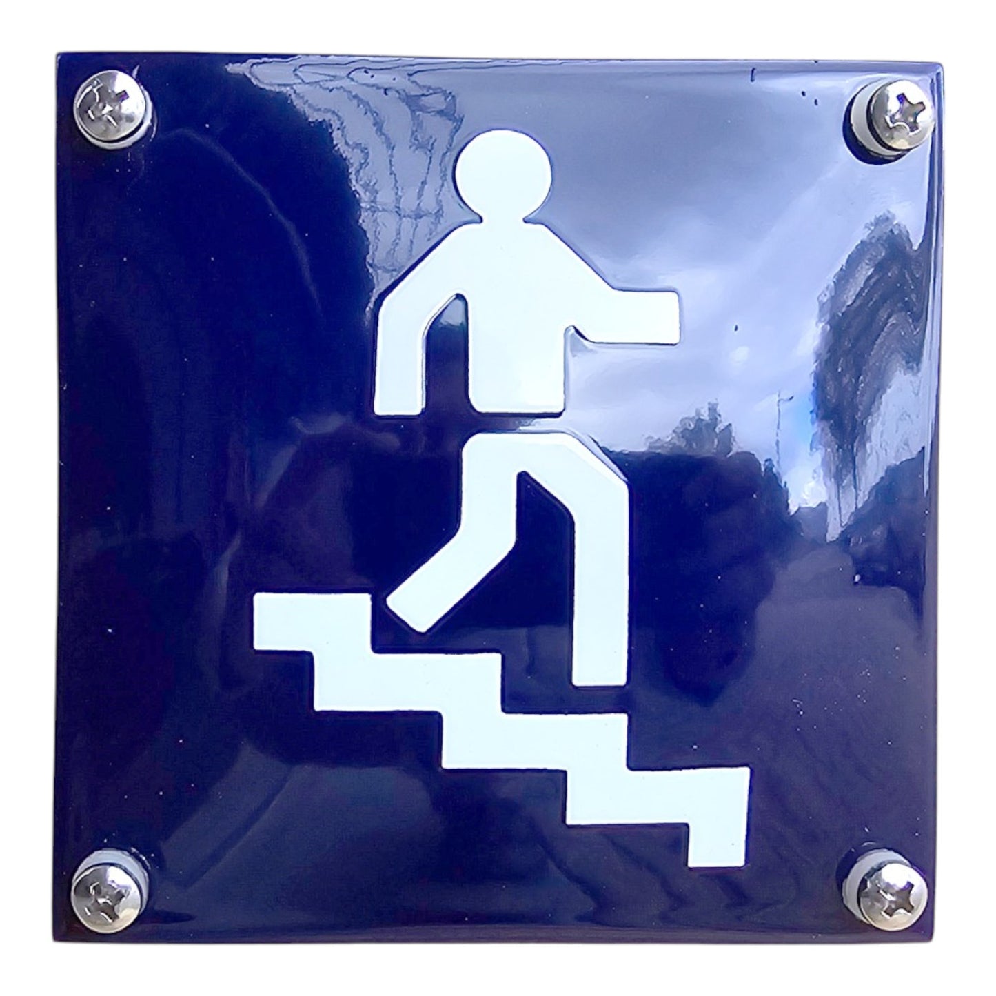 Emaille Piktogramm – Treppe