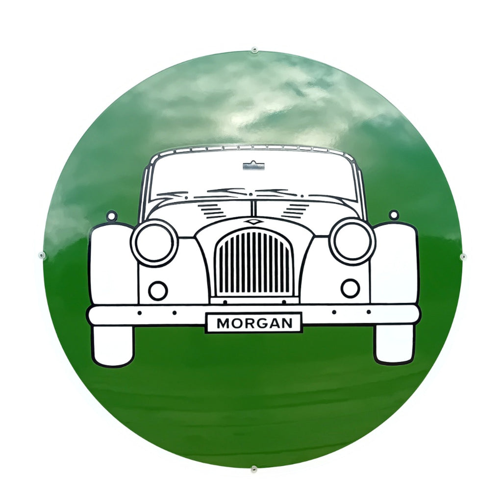 Morgan Motor rund grün