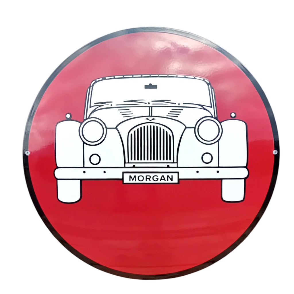 Morgan Motor rund rot