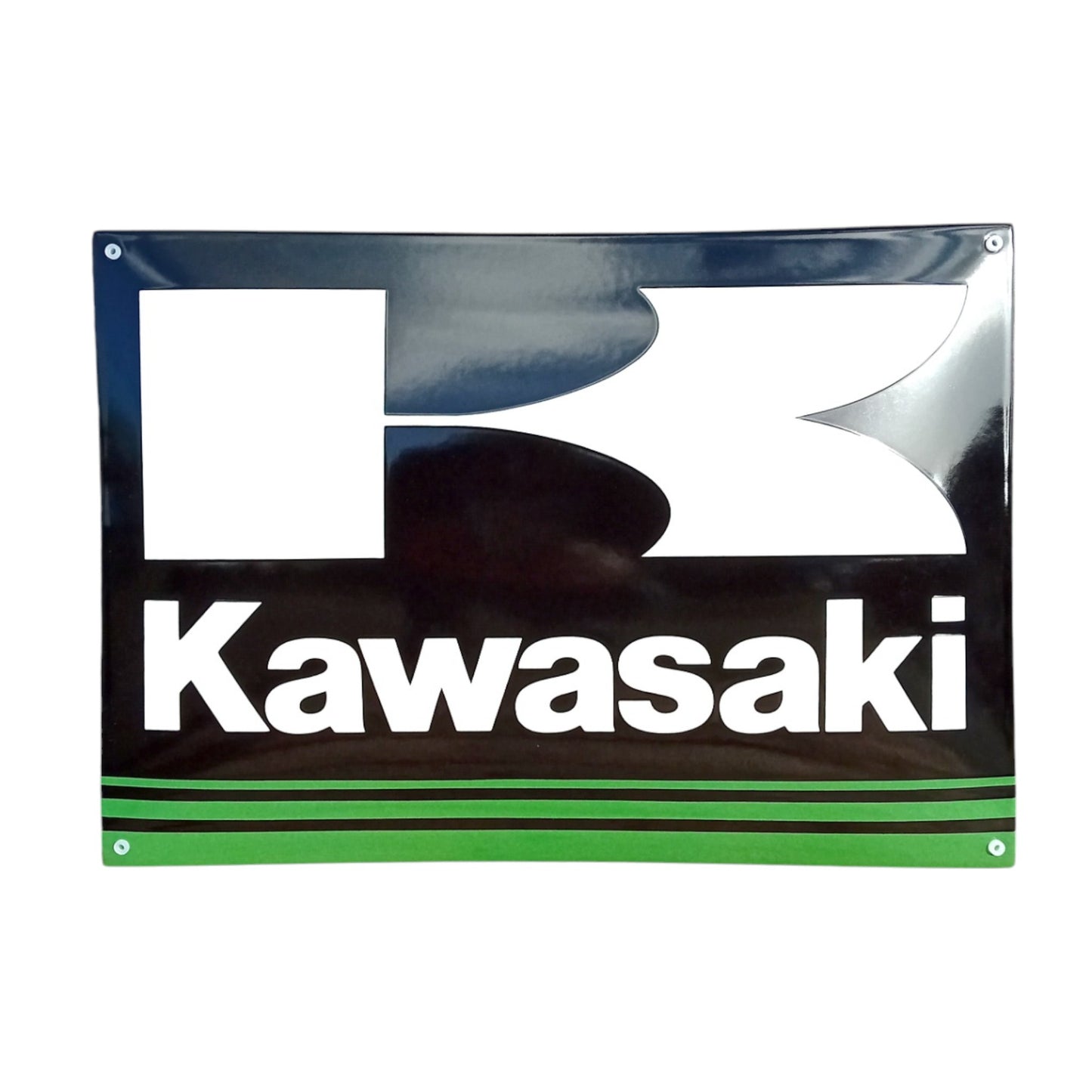 Kawasaki Emaille-Schild