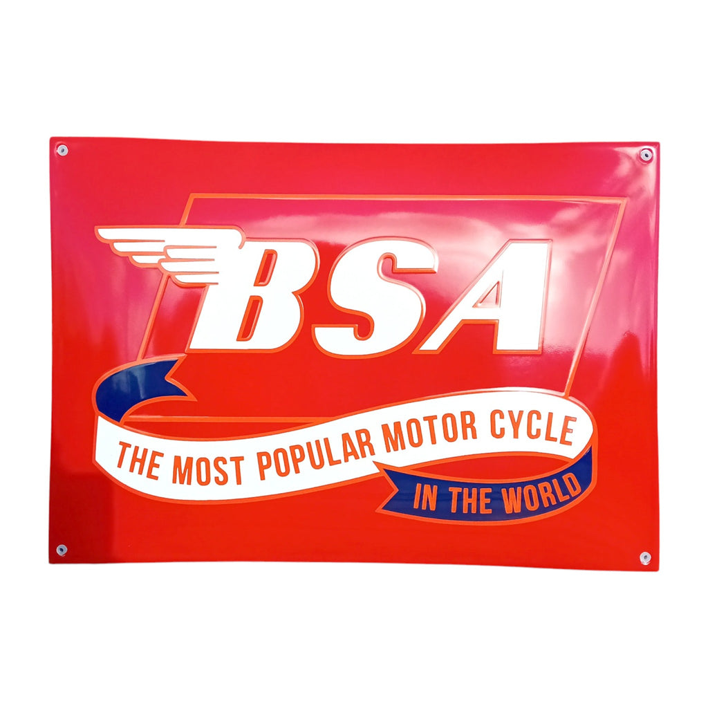 BSA Motorradräder rot