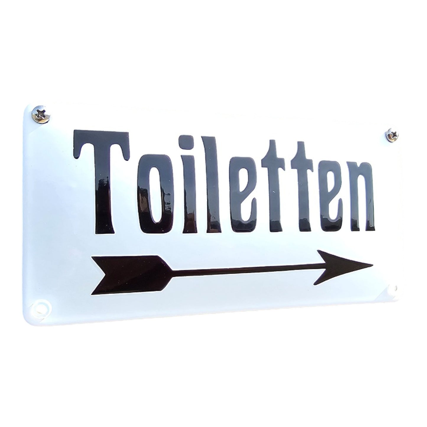 Toiletten "Pfeil nach rechts"