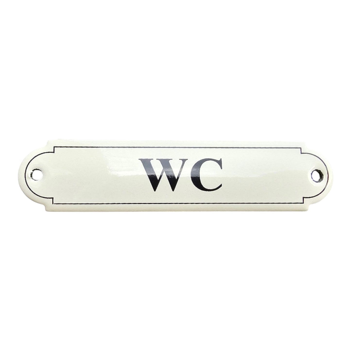 Emaille WC Schild – Classic Times