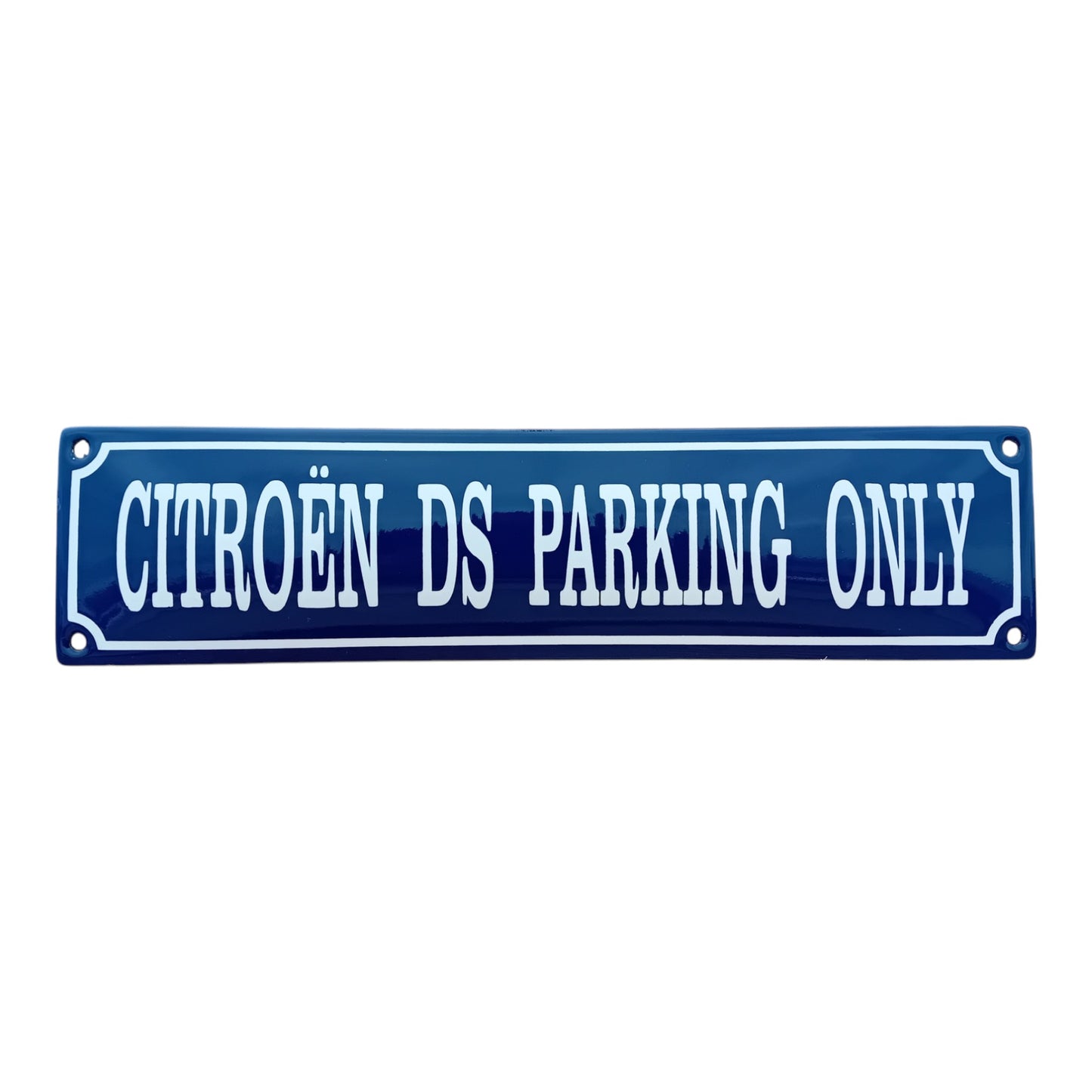 Citroën DS Parking Only Emaille Schild Vintage – Retro Garage Werkstatt Deko