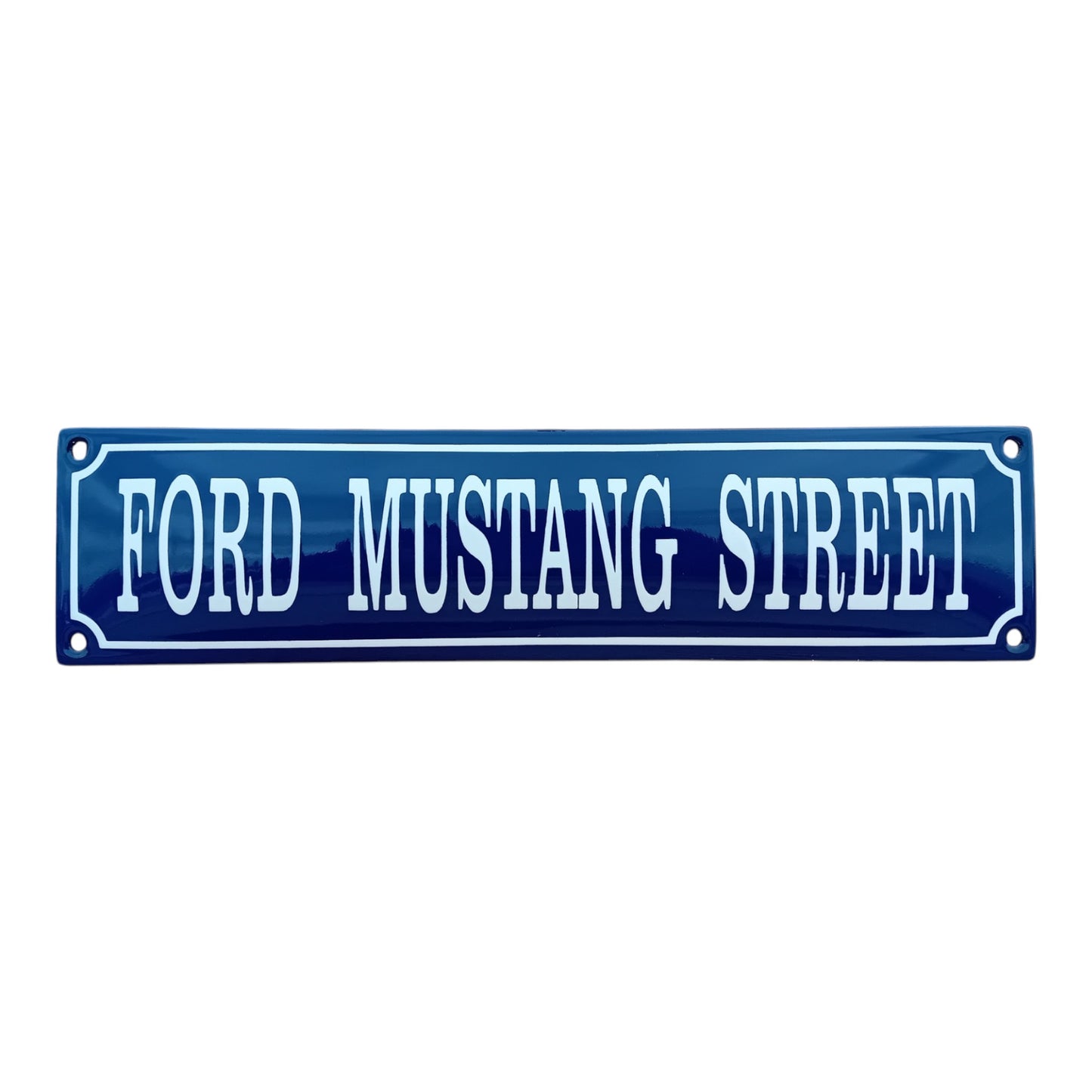 Ford Mustang Street Emaille Schild Vintage – Retro Garage Werkstatt Deko