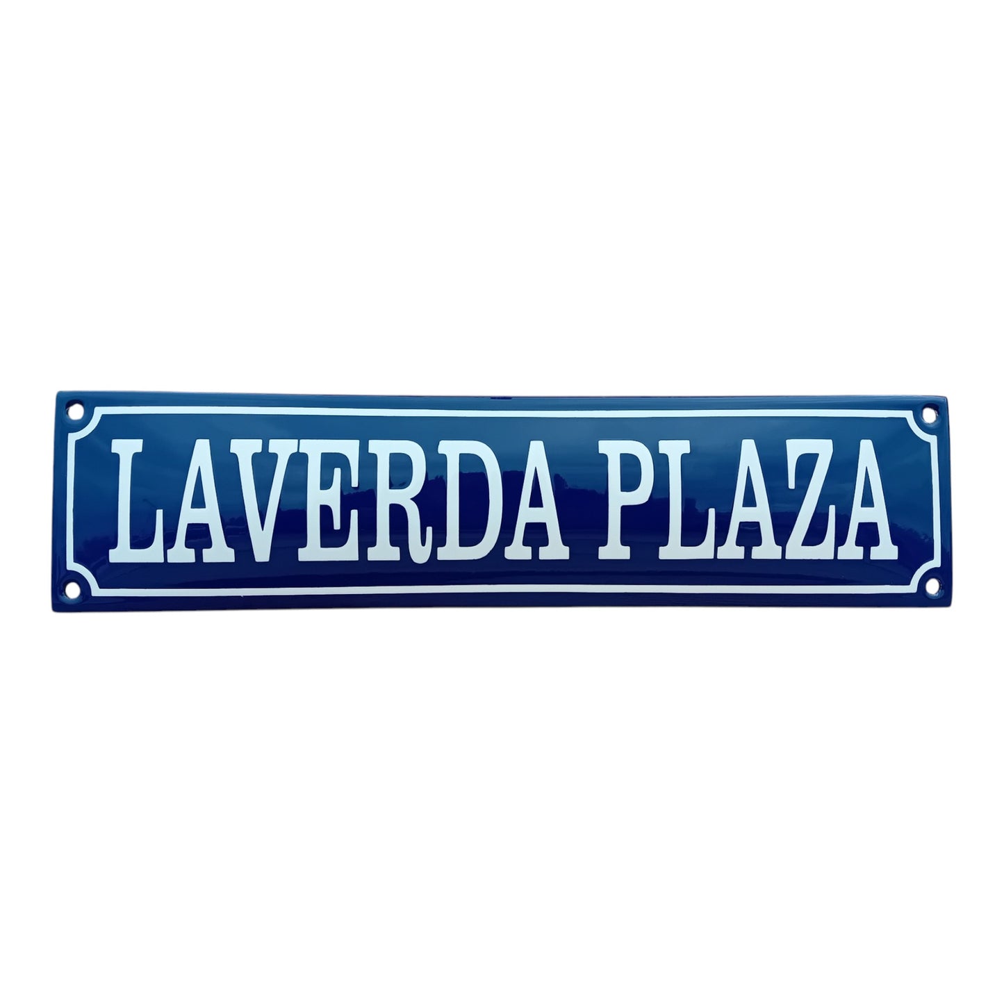 Laverda Plaza Emaille Schild Vintage – Retro Garage Werkstatt Deko