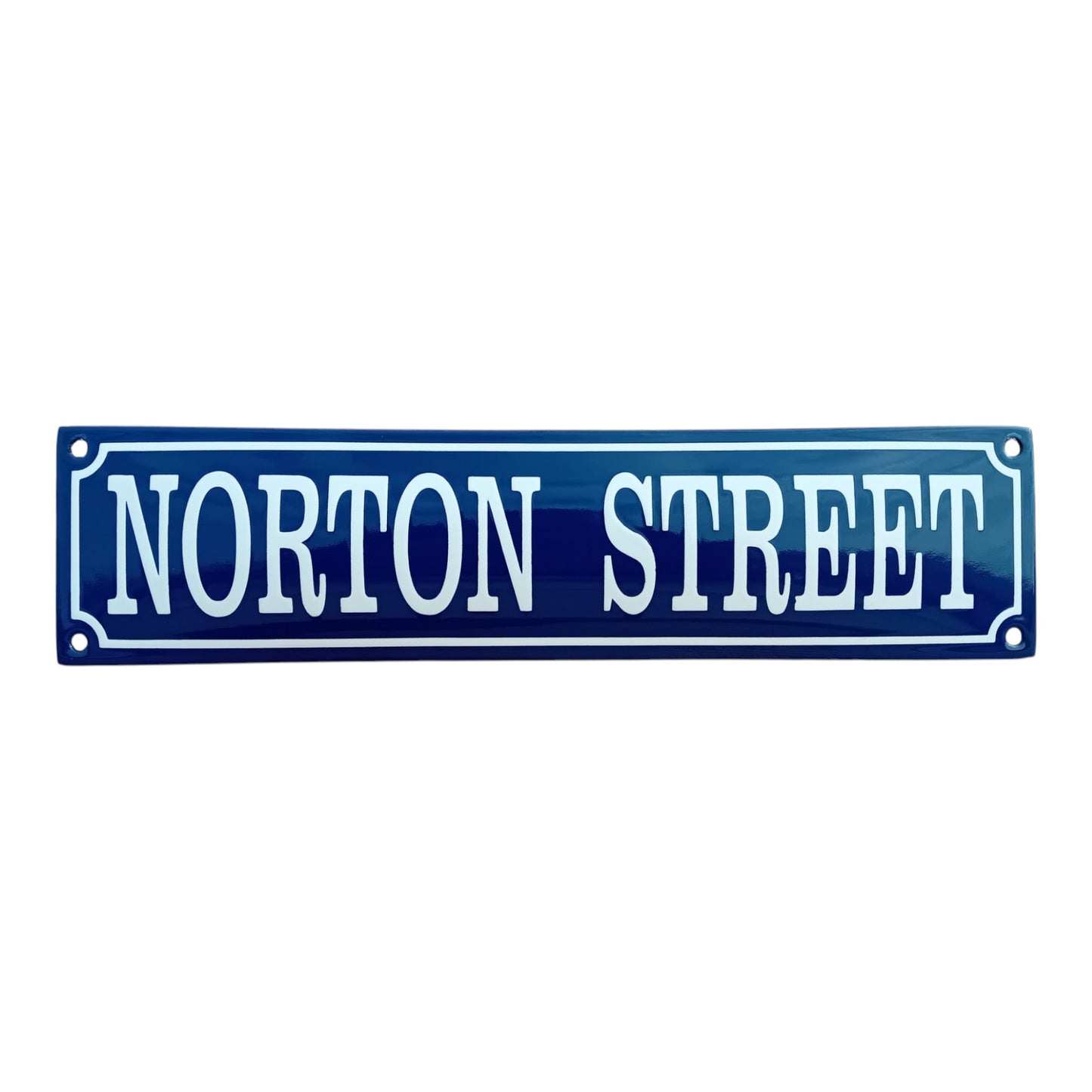Norton Street Emaille Schild Vintage – Retro Garage Werkstatt Deko