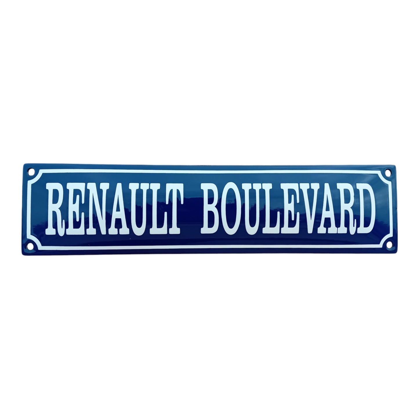 Renault Boulevard Emaille Schild Vintage – Retro Garage Werkstatt Deko