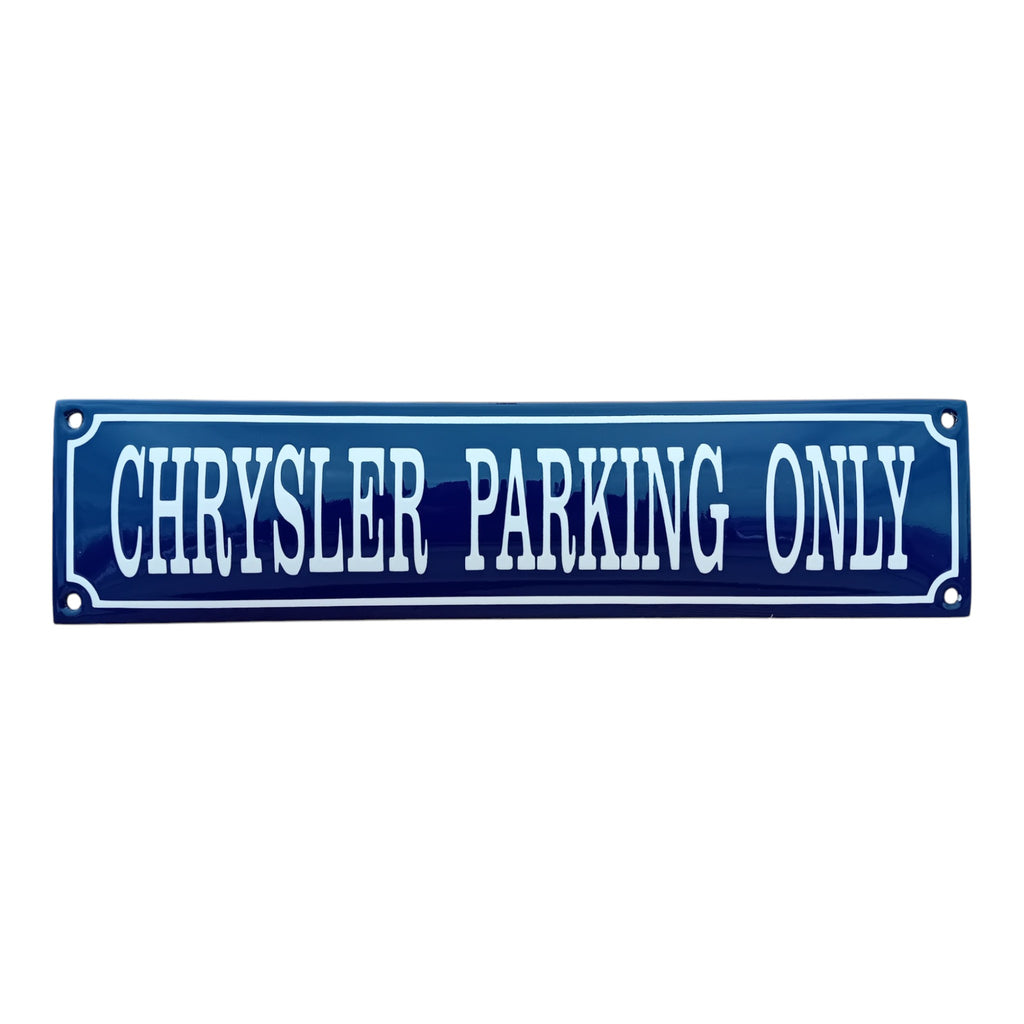 Chrysler parking only