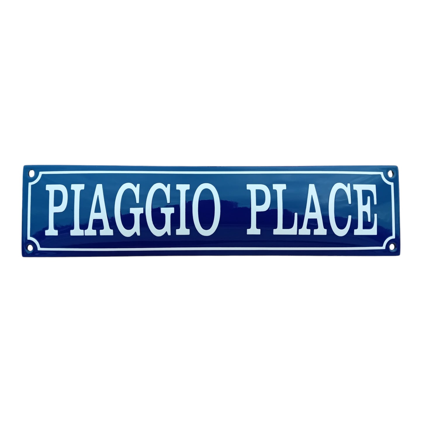 Piaggio place Emaille Schild Vintage – Retro Garage Werkstatt Deko