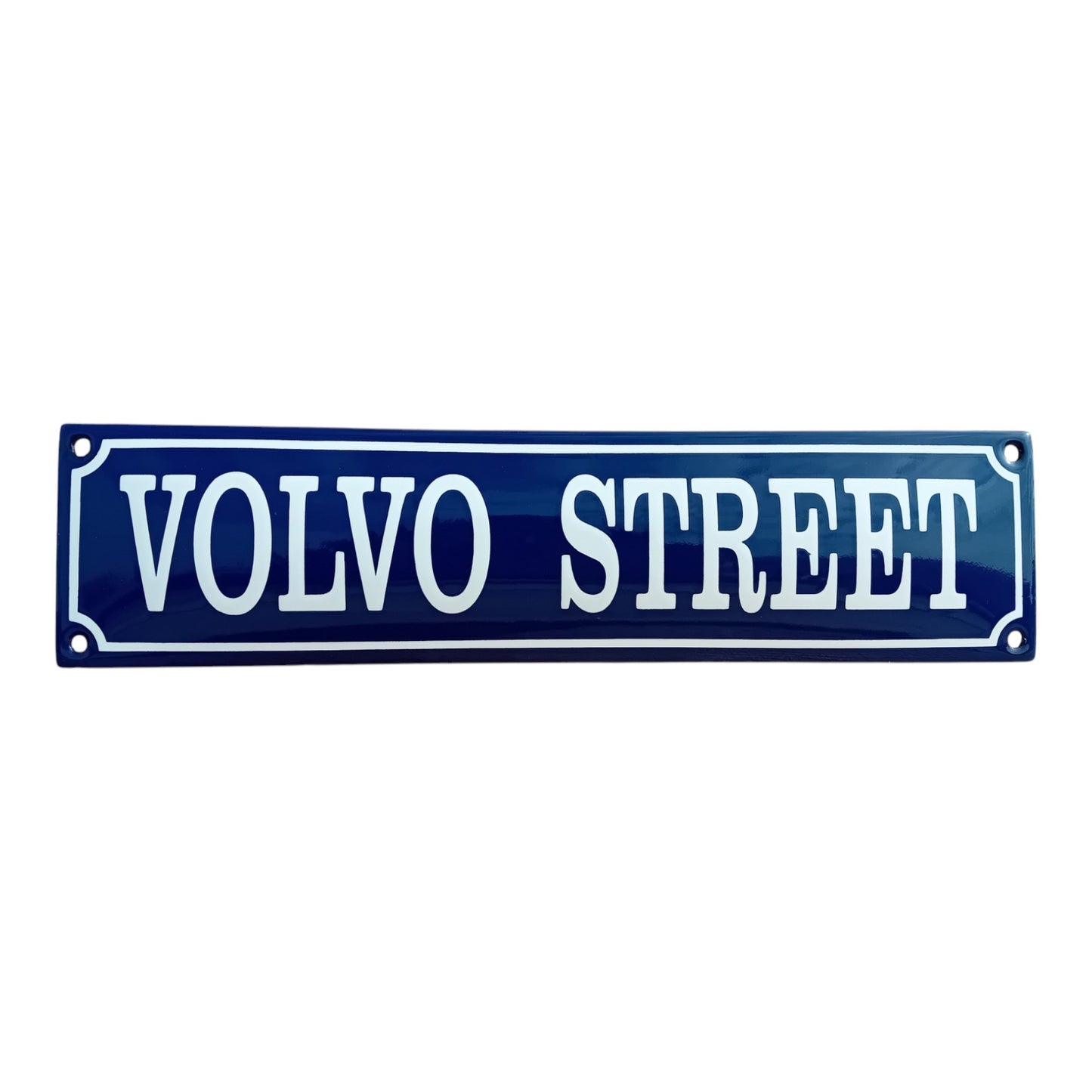 Volvo street Emaille Schild Vintage – Retro Garage Werkstatt Deko