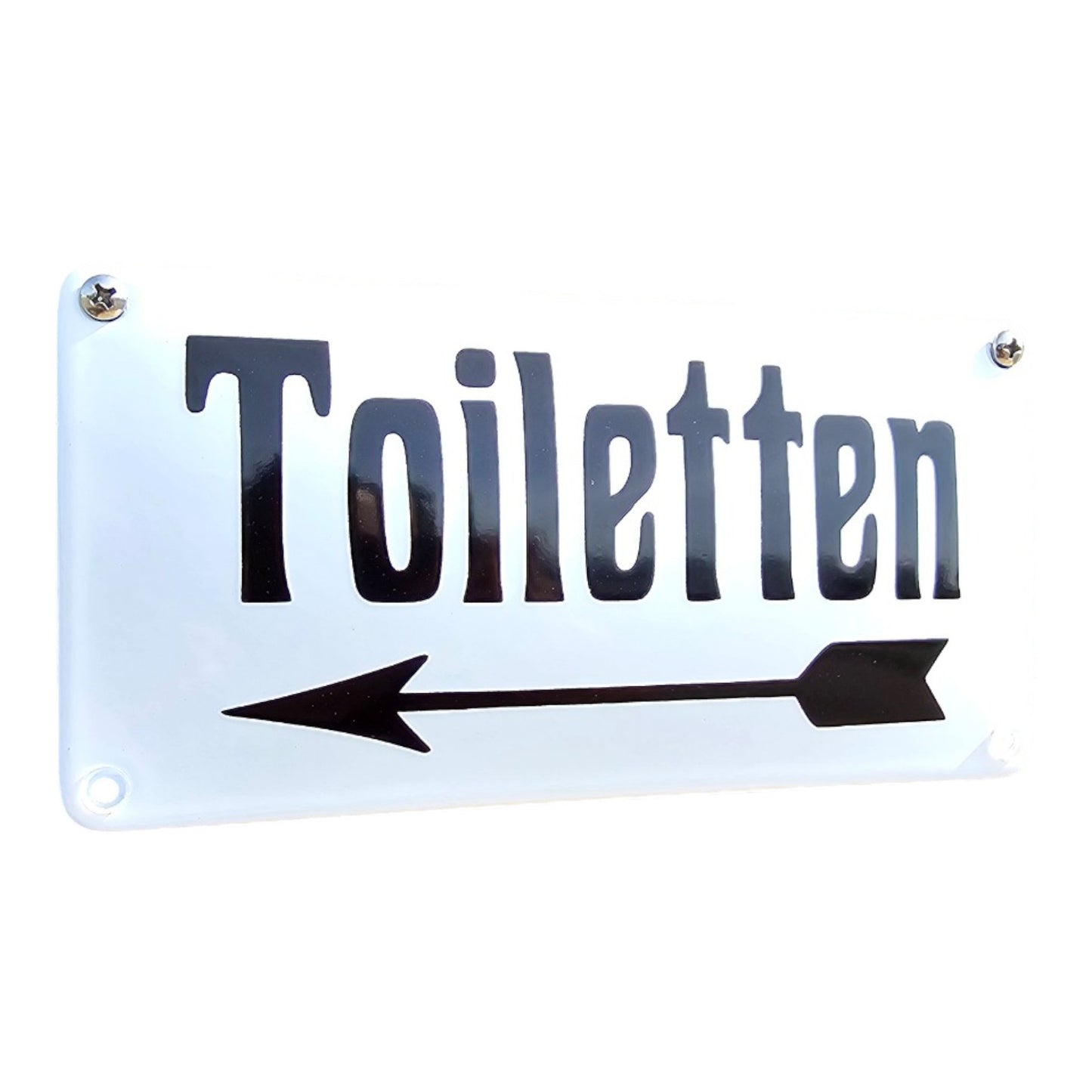 Toiletten "linker Pfeil"