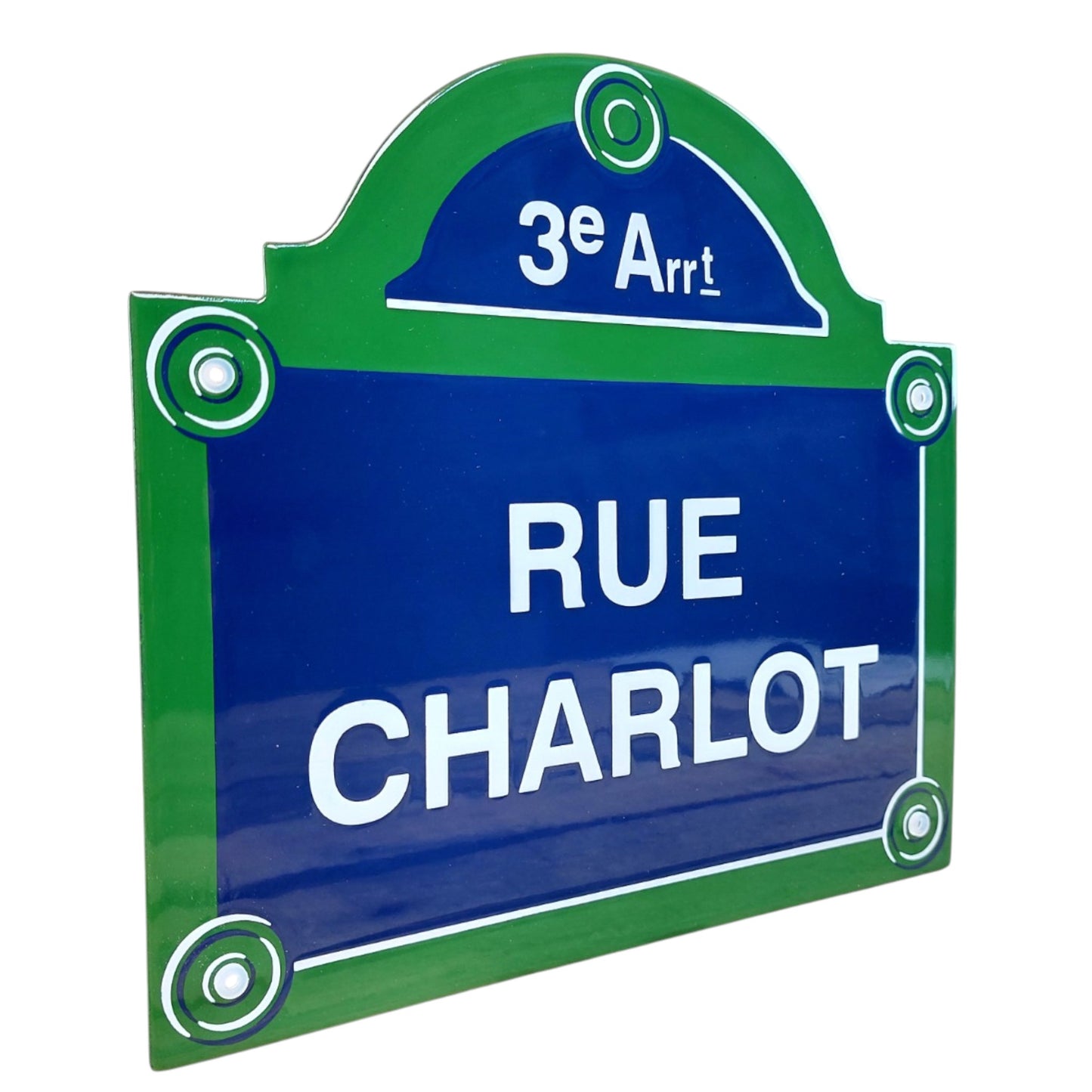 Strassenschild Paris