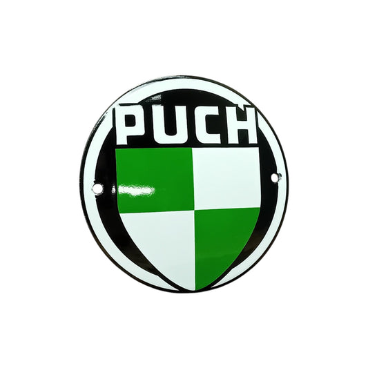 Puch Nr.1 Emaille Schild Vintage – Retro Garage Werkstatt Deko