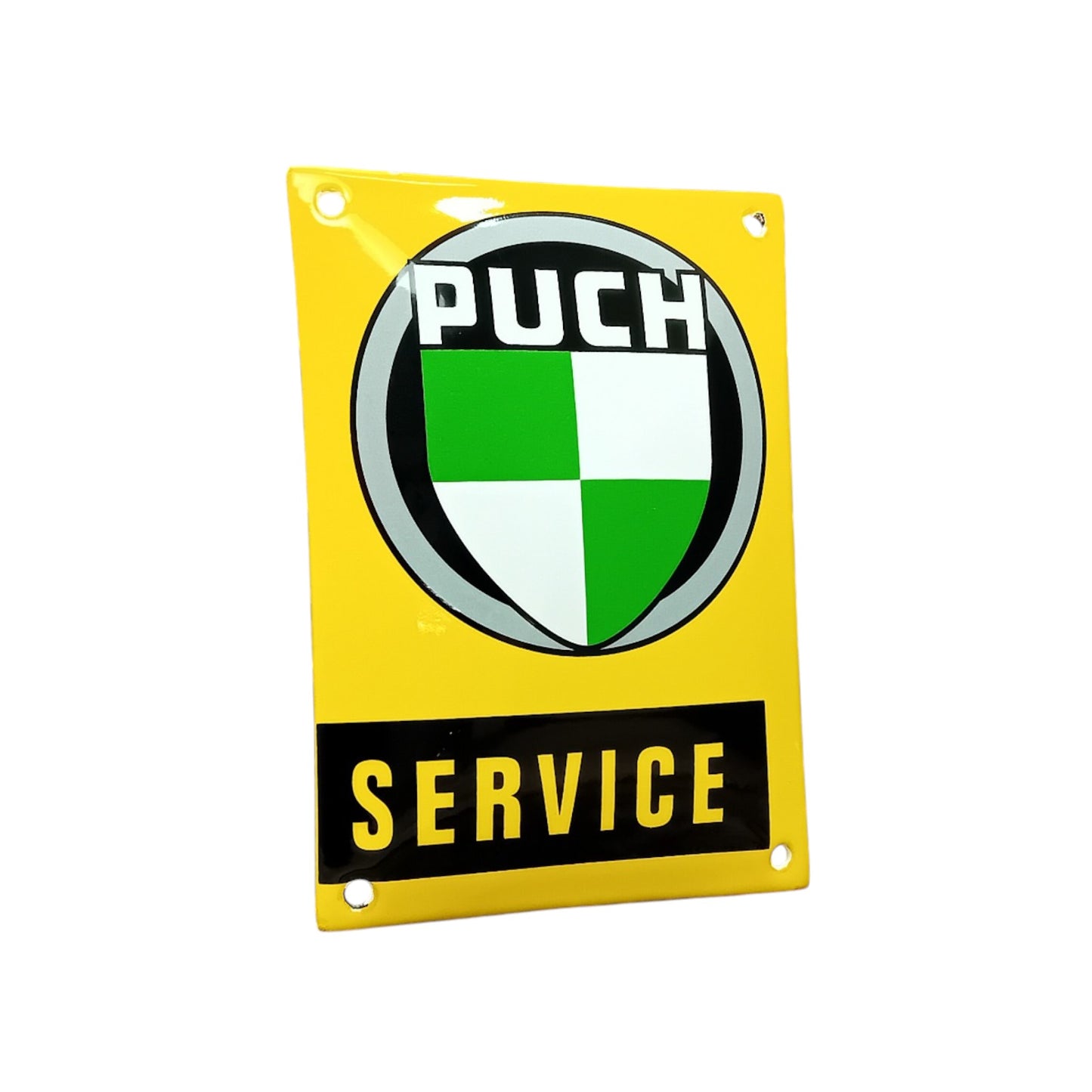 Puch Service Emaille Schild Vintage – Retro Garage Werkstatt Deko