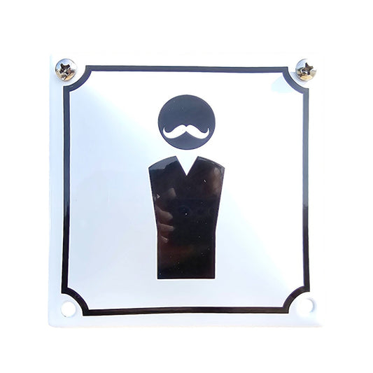 Toilettenschild Gentleman