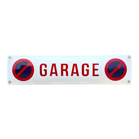 Garage Emaille Schild