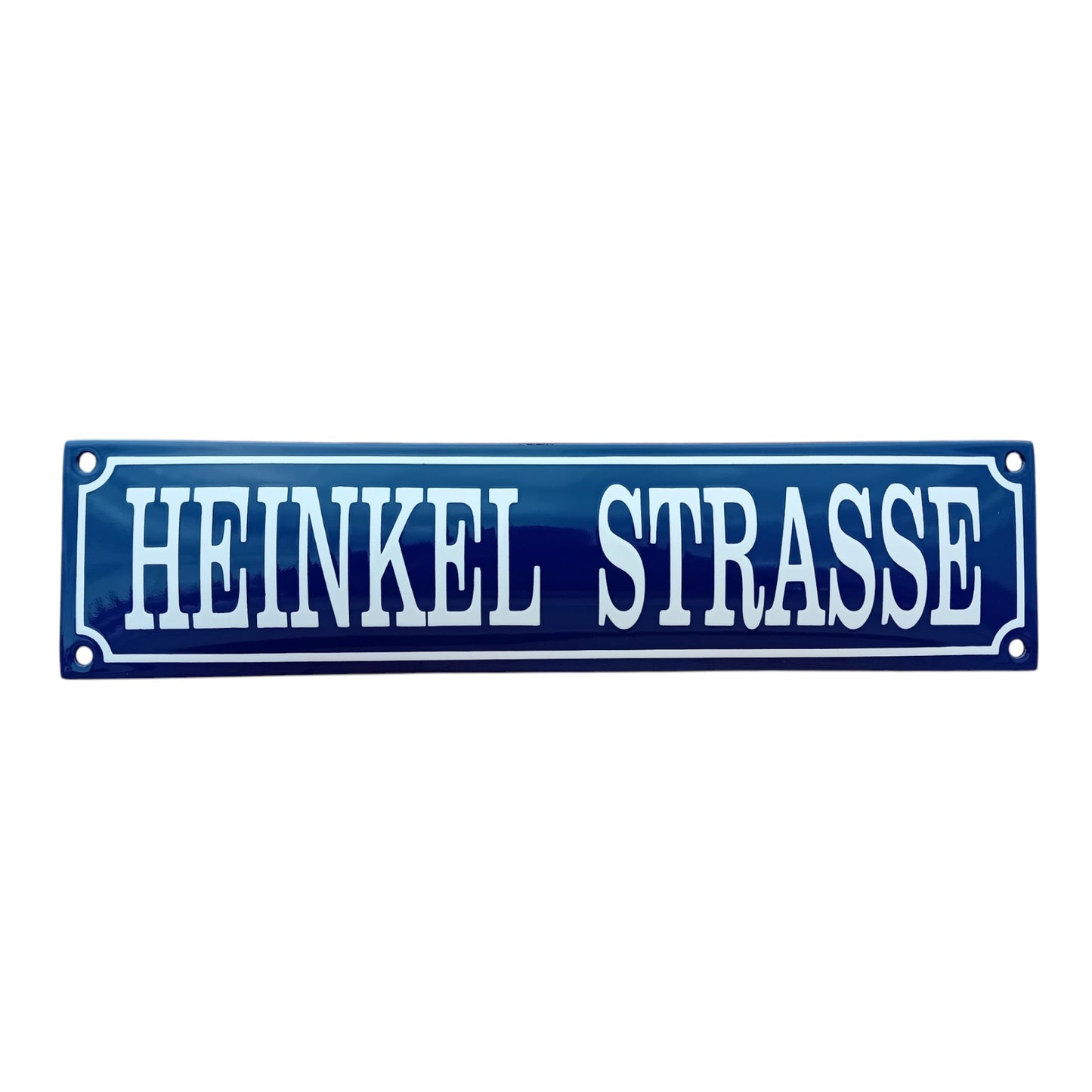 Heinkel Strasse Emaille Schild Vintage – Retro Garage Werkstatt Deko