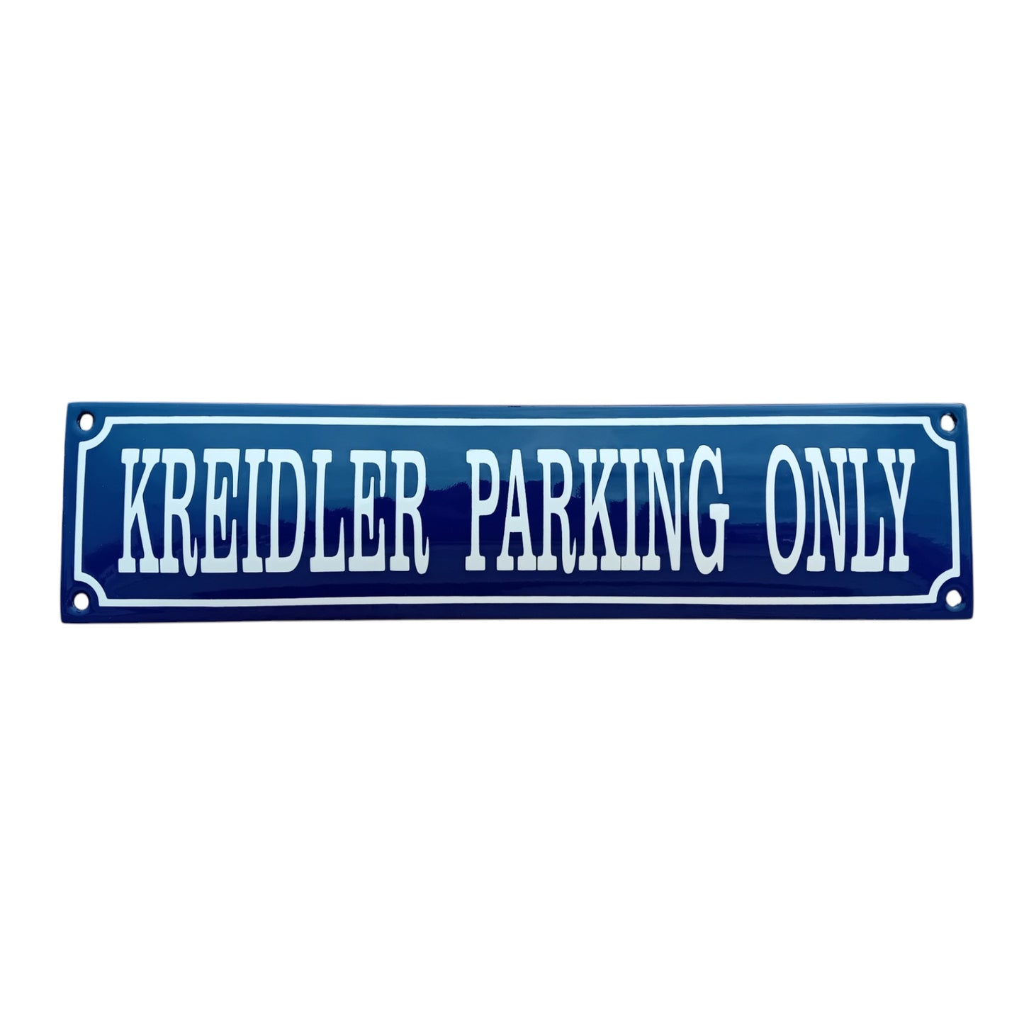 Kreidler Parking Only Emaille Schild Vintage – Retro Garage Werkstatt Deko