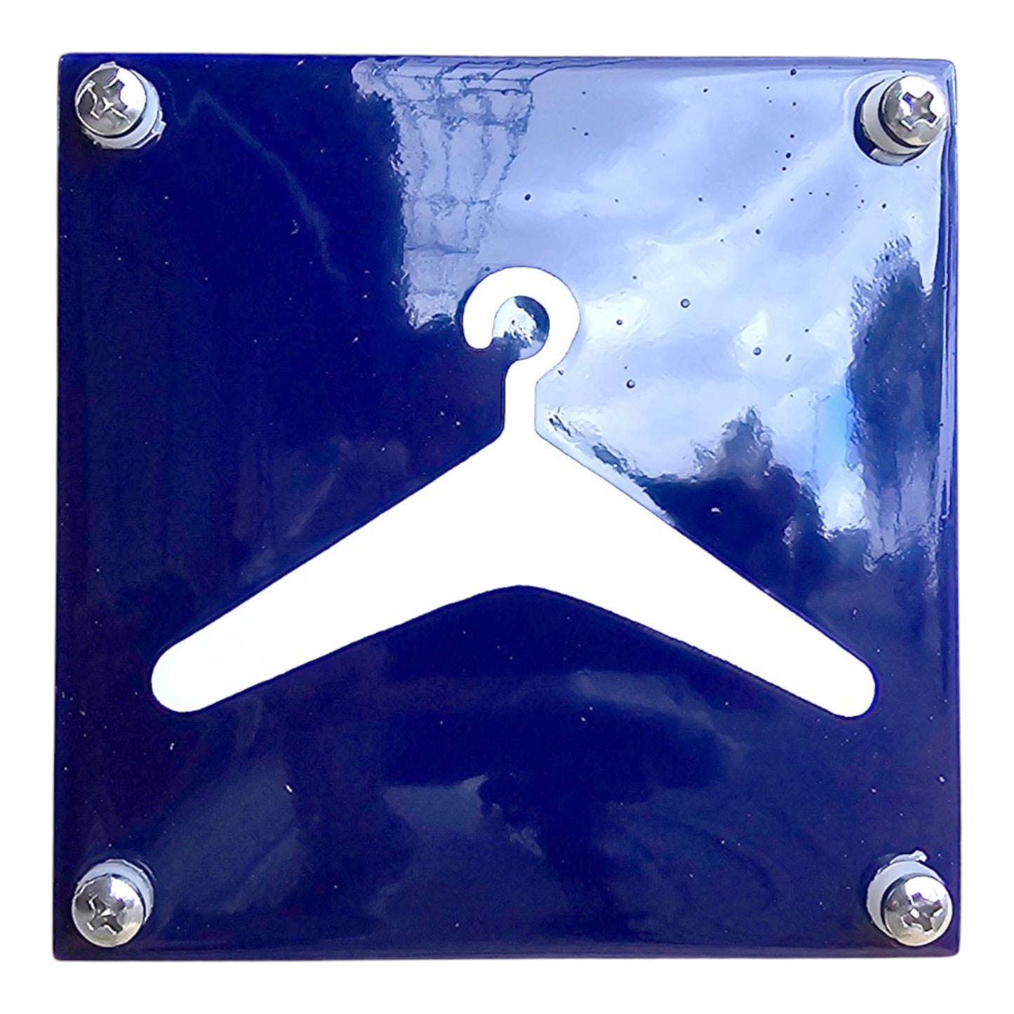 Emaille Piktogramm – Garderobe