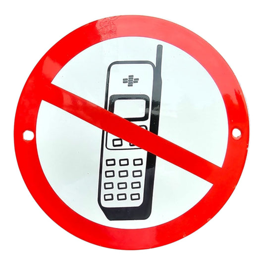 Verbotsschild für Mobiltelefone