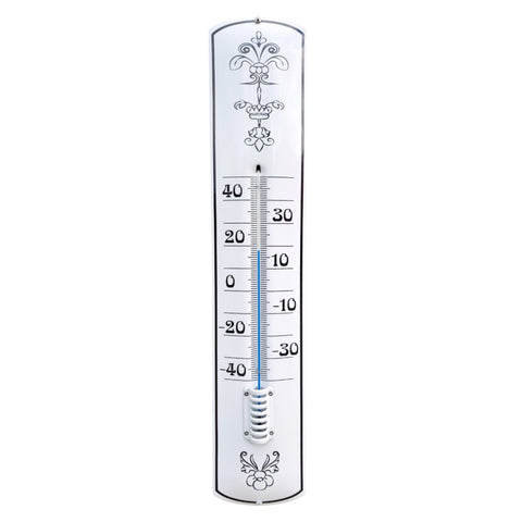 Thermometer Dekoration weiss / schwarz