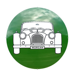 Morgan Motor rund grün