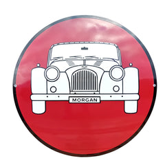 Morgan Motor rund rot