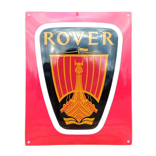 Rover Emaille Schild Vintage – Retro Garage Werkstatt Deko