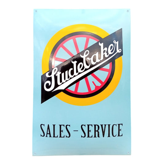 Studebaker Sales - Service Emaille Schild Vintage – Retro Garage Werkstatt Deko