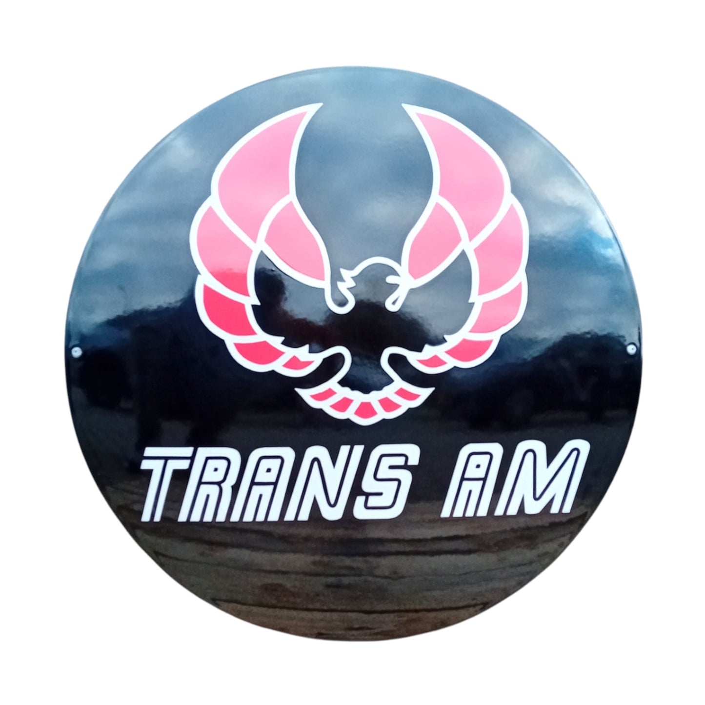 Trans-AM Emaille Schild Vintage – Retro Garage Werkstatt Deko
