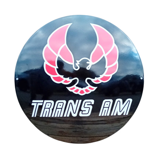 Trans-AM Emaille Schild Vintage – Retro Garage Werkstatt Deko