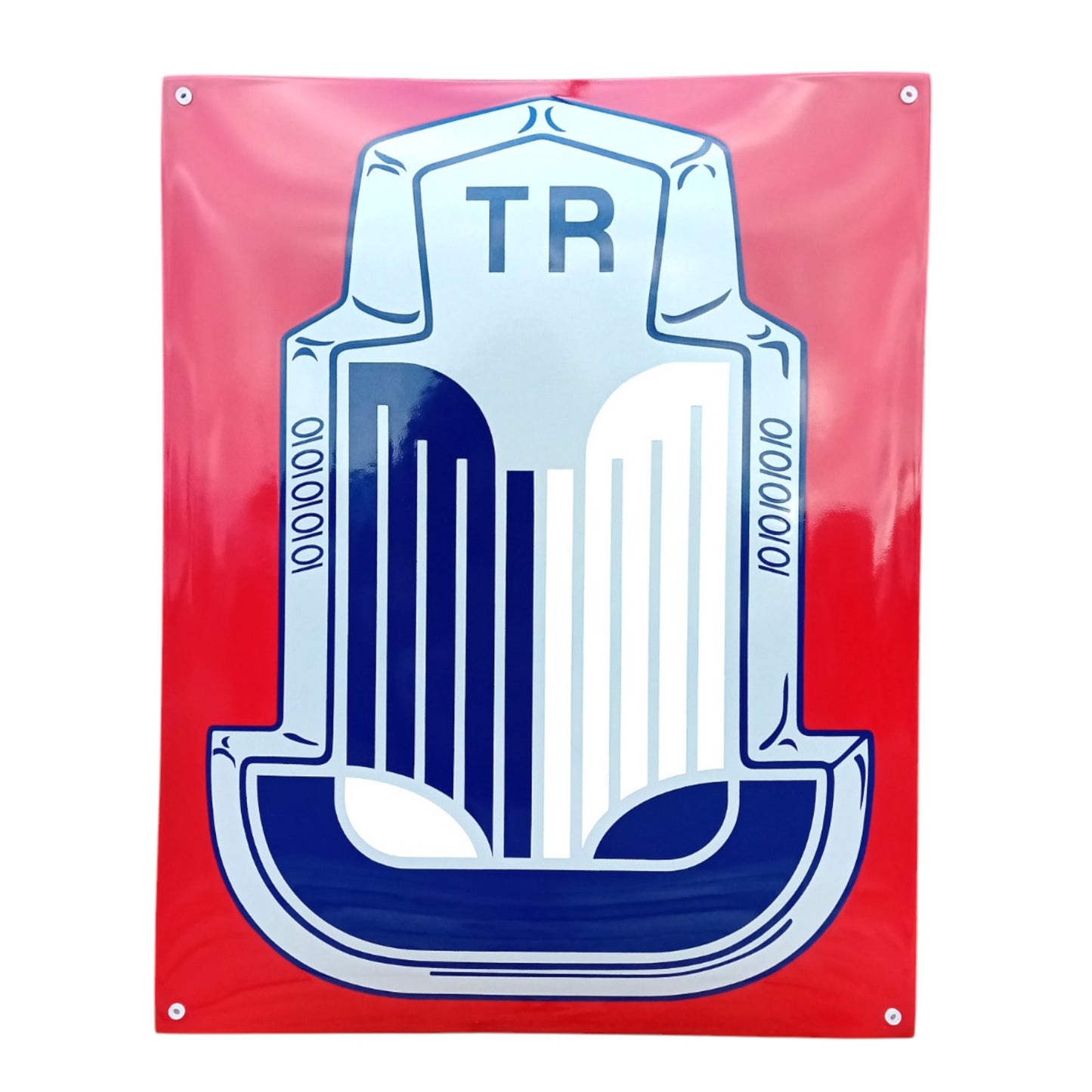 Triumph TR Nr.1 Emaille Schild Vintage – Retro Garage Werkstatt Deko