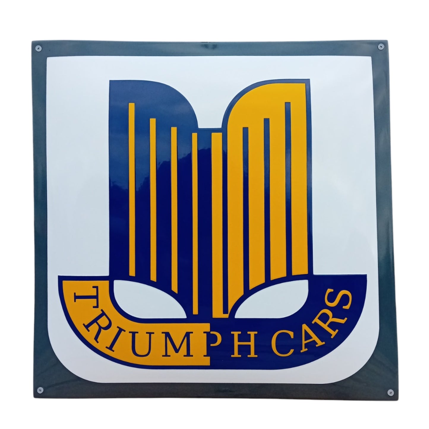 Triumph Emaille Schild Vintage – Retro Garage Werkstatt Deko