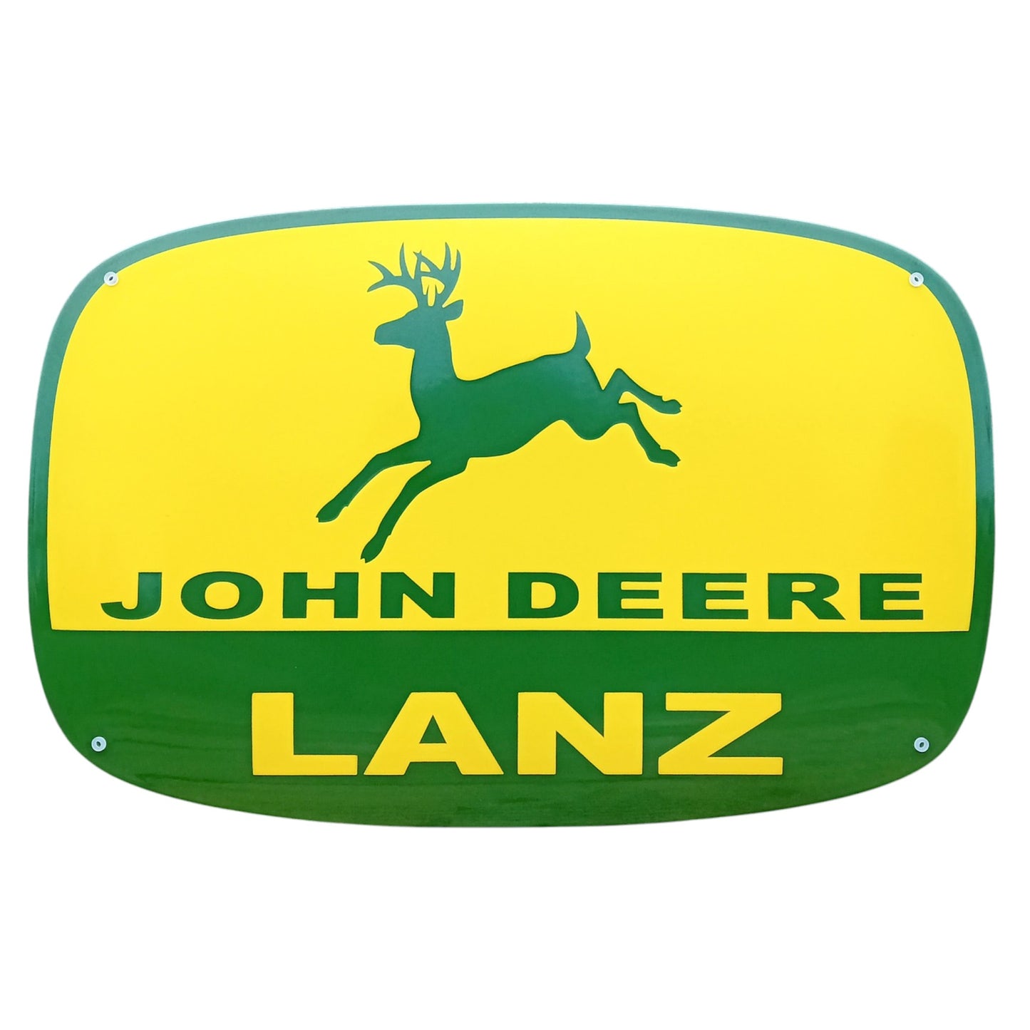 John Deere Lanz Emaille Schild Vintage – Retro Garage Werkstatt Deko