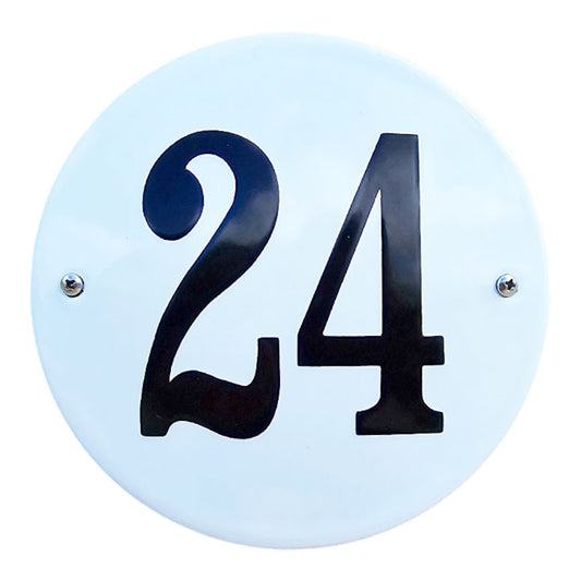 Hausnummer rundes Grundmodell #1