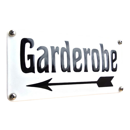 Garderobe "Pfeil nach links"