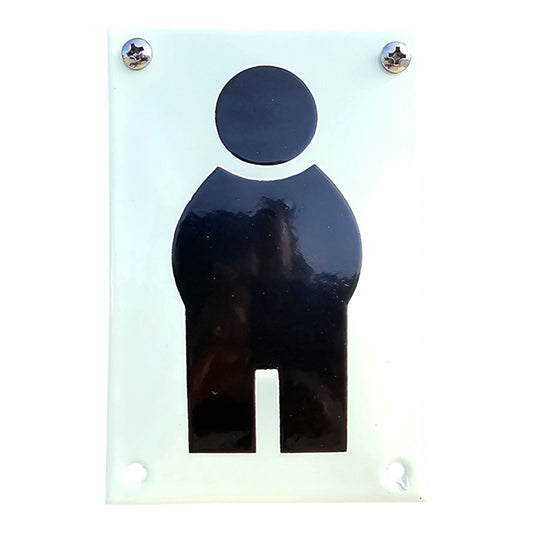 Emaille WC Schild – Junge