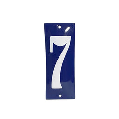 Hausnummer Blau NR.7