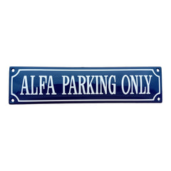 Alfa parking only