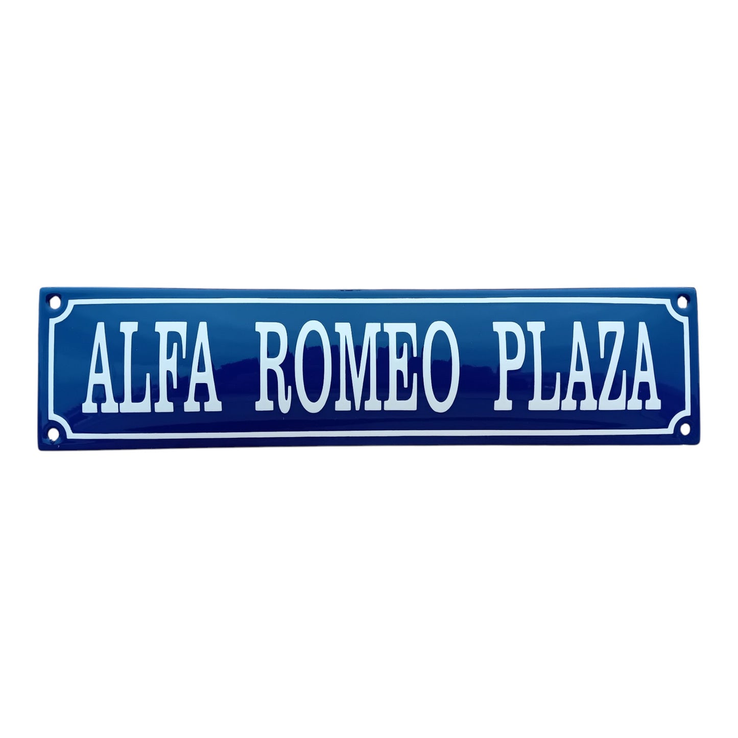 Alfa romeo plaza Emaille Schild Vintage – Retro Garage Werkstatt Deko