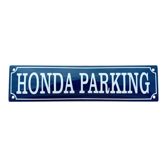 Honda Parking Emaille Schild Vintage – Retro Garage Werkstatt Deko