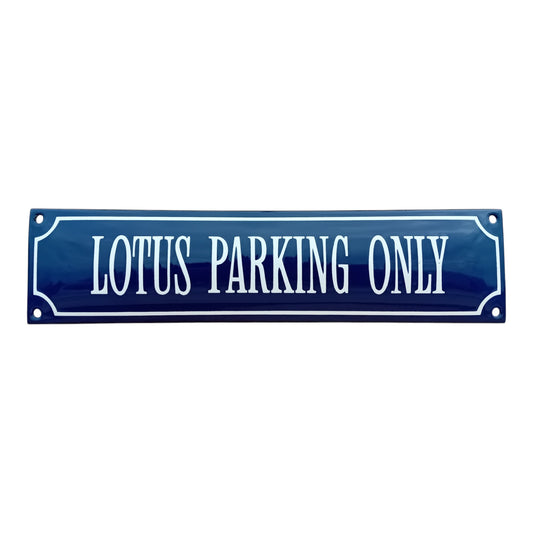 Lotus Parking Only Emaille Schild Vintage – Retro Garage Werkstatt Deko