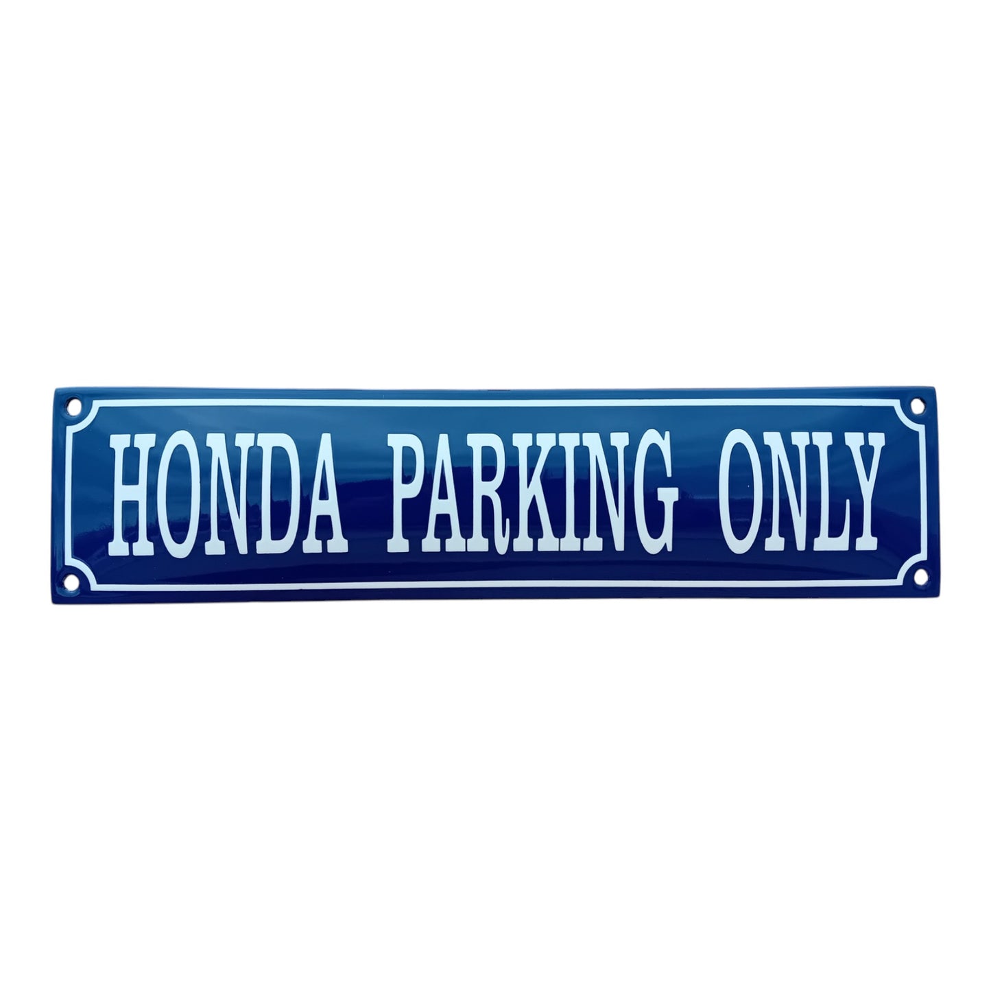 Honda parking only Emaille Schild Vintage – Retro Garage Werkstatt Deko
