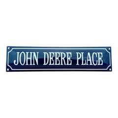 John Deere place Blue