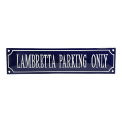 Lambretta parking only