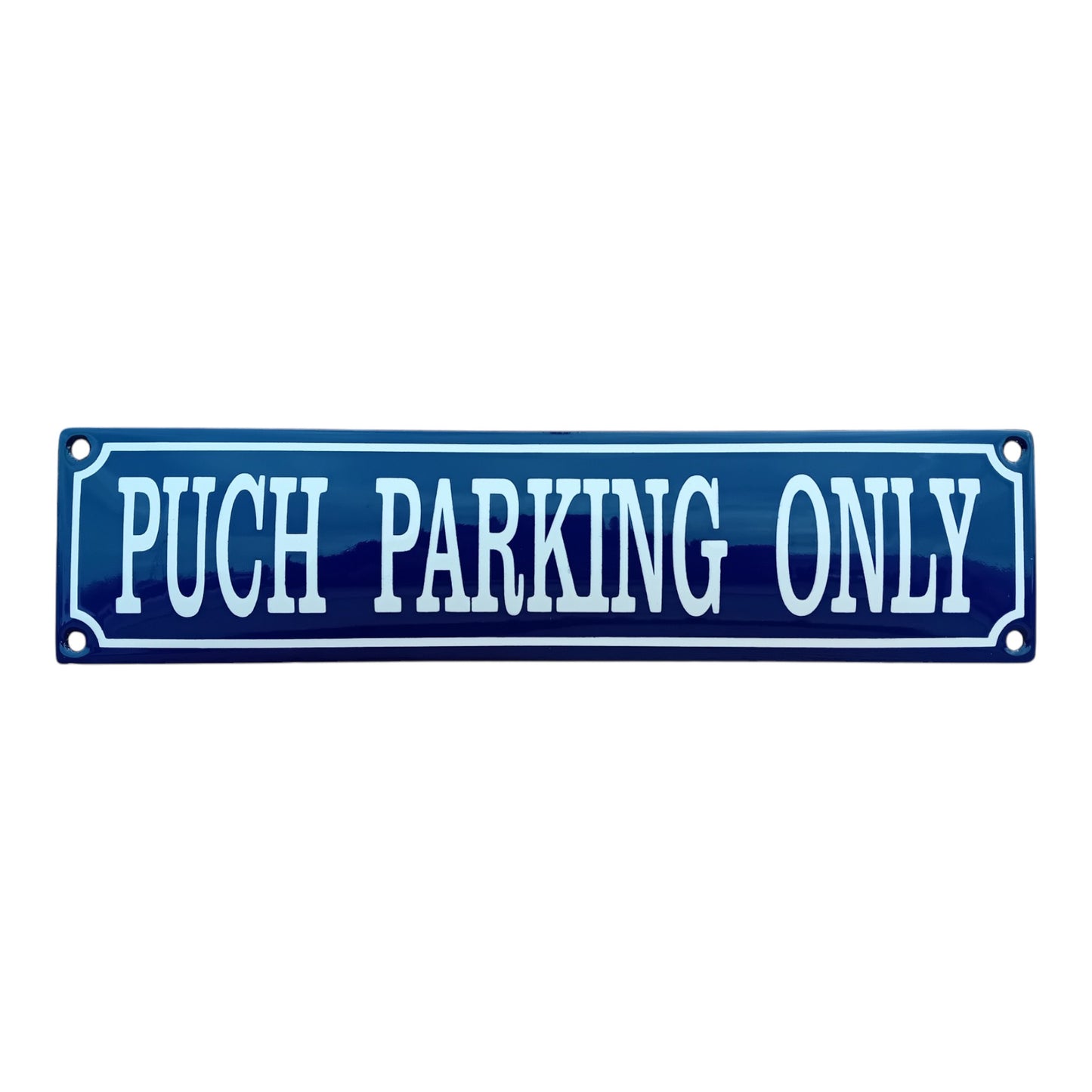 Puch parking only Emaille Schild Vintage – Retro Garage Werkstatt Deko