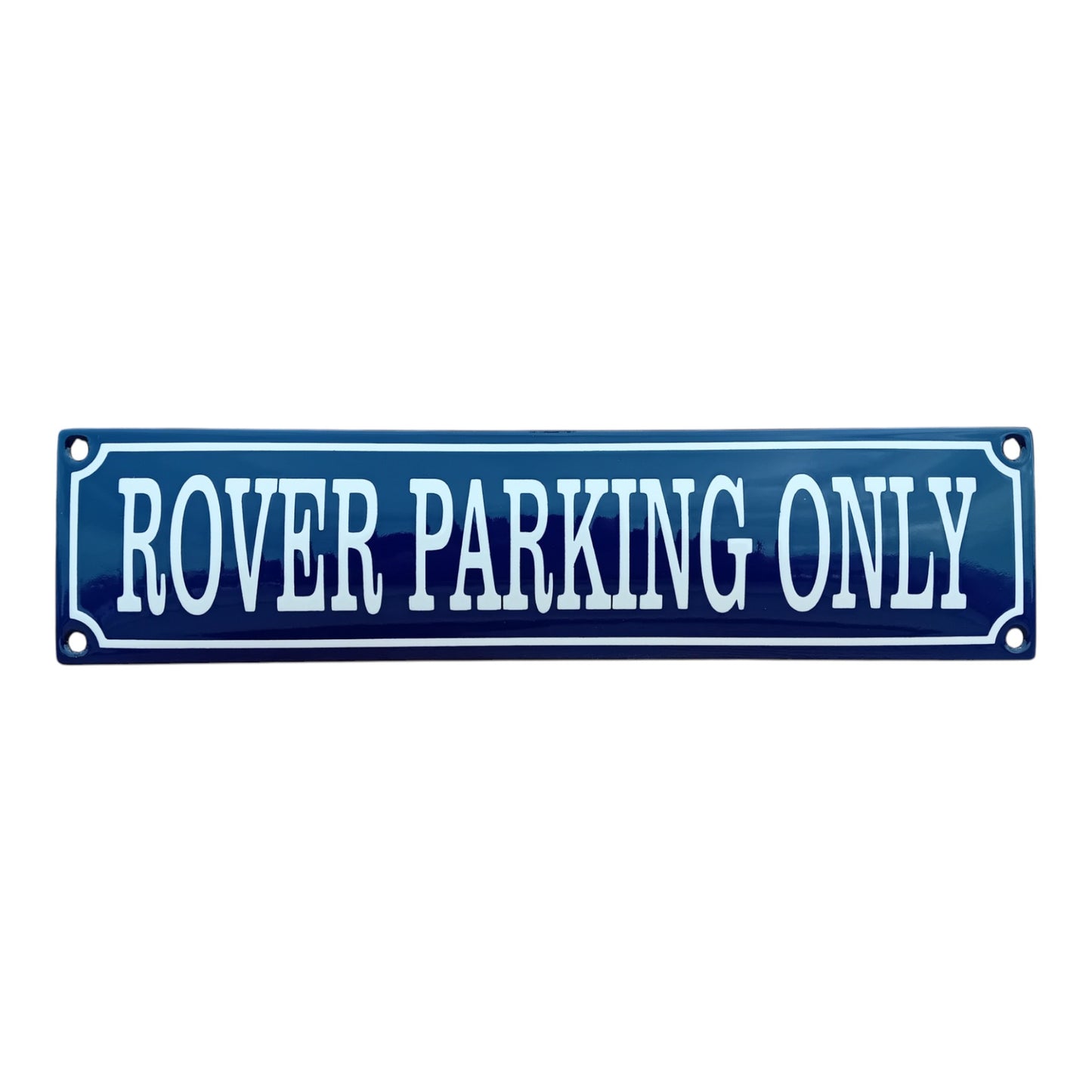 Rover parking only Emaille Schild Vintage – Retro Garage Werkstatt Deko