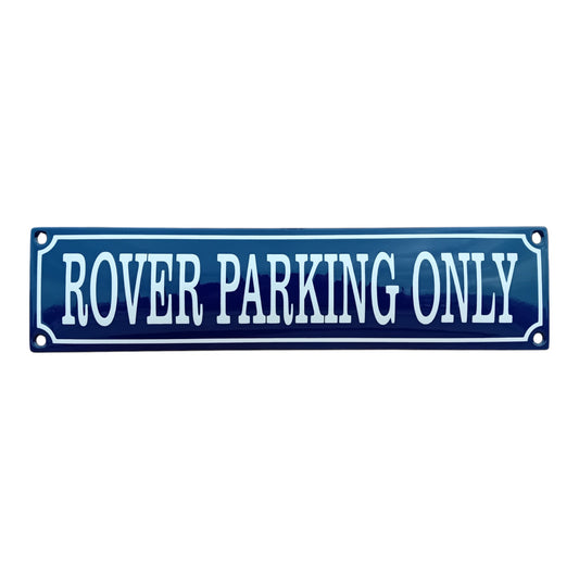 Rover parking only Emaille Schild Vintage – Retro Garage Werkstatt Deko